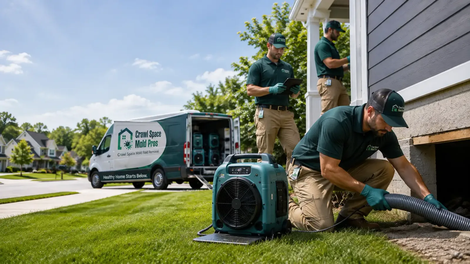 Crawl Space Mold Removal in Friendship, OH